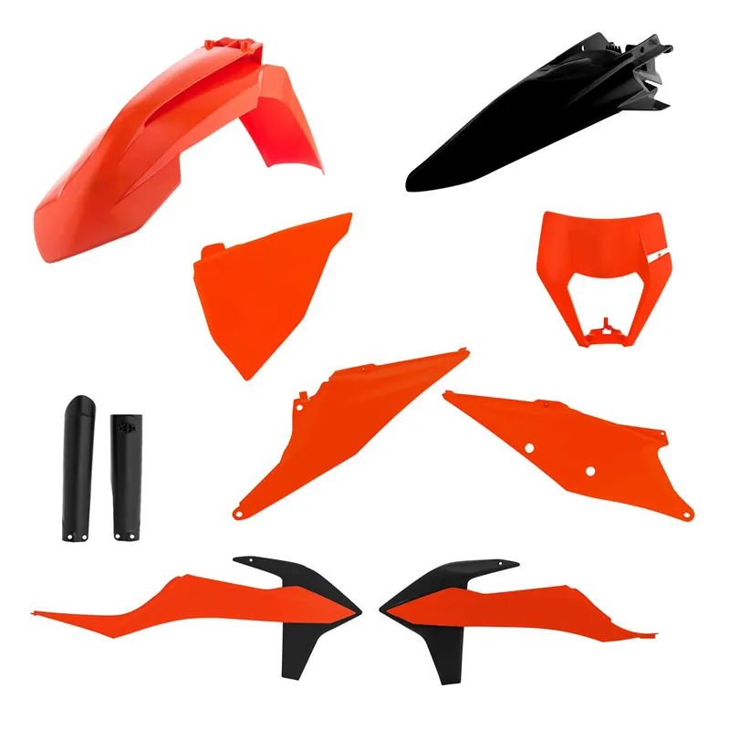 [ Acerbis ] Kit Plastique complet Full-Kit KTM EXC/EXC-F 20-, Orange/Noir Árengedmény