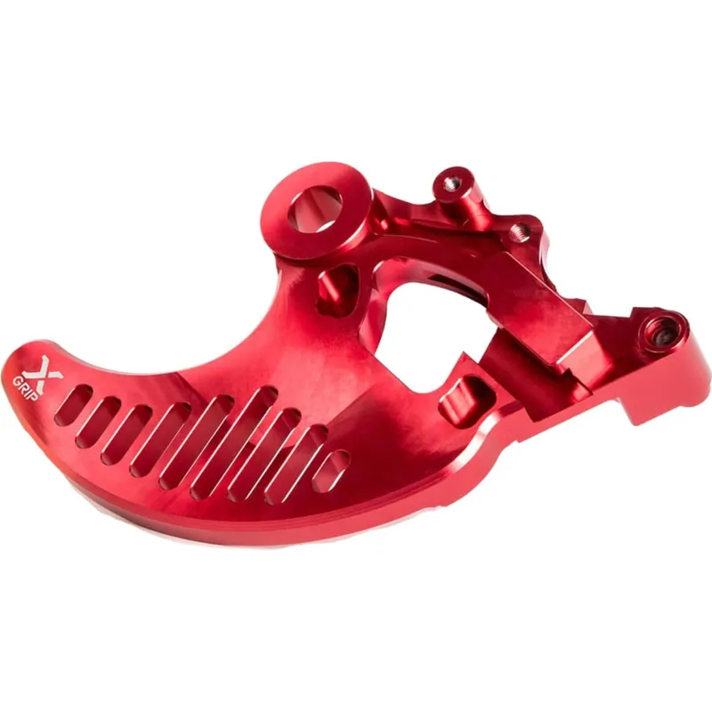 Újdonság [ X-Grip ] Protège Disque de Frein Aluminium Hinten, Rouge, Beta 25-