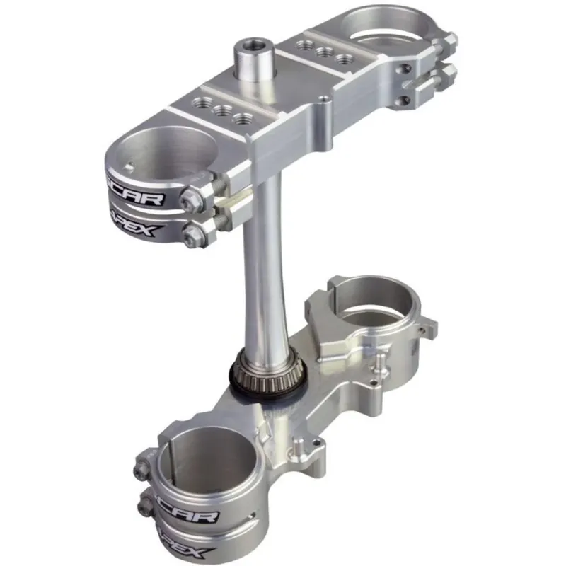 [ SCAR ] Té de Fourche Apex Yamaha/Fantic, Argent, Offset 22 mm Csak ma