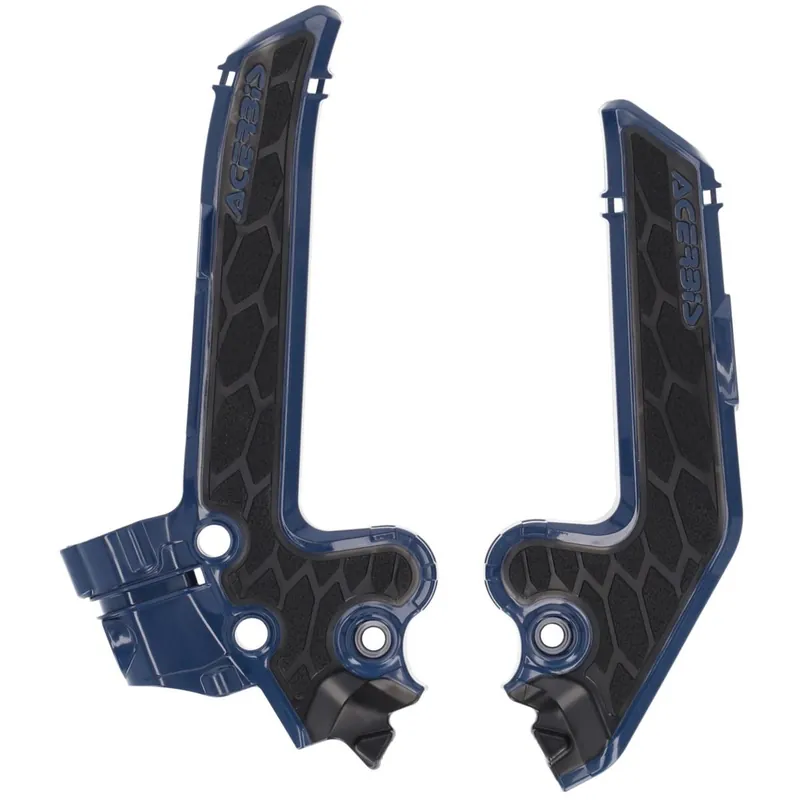 Ne maradj le [ Acerbis ] Protections de Cadre Anti-Dérapante X-Grip Husqvarna TC 85 25-, Bleu/Noir