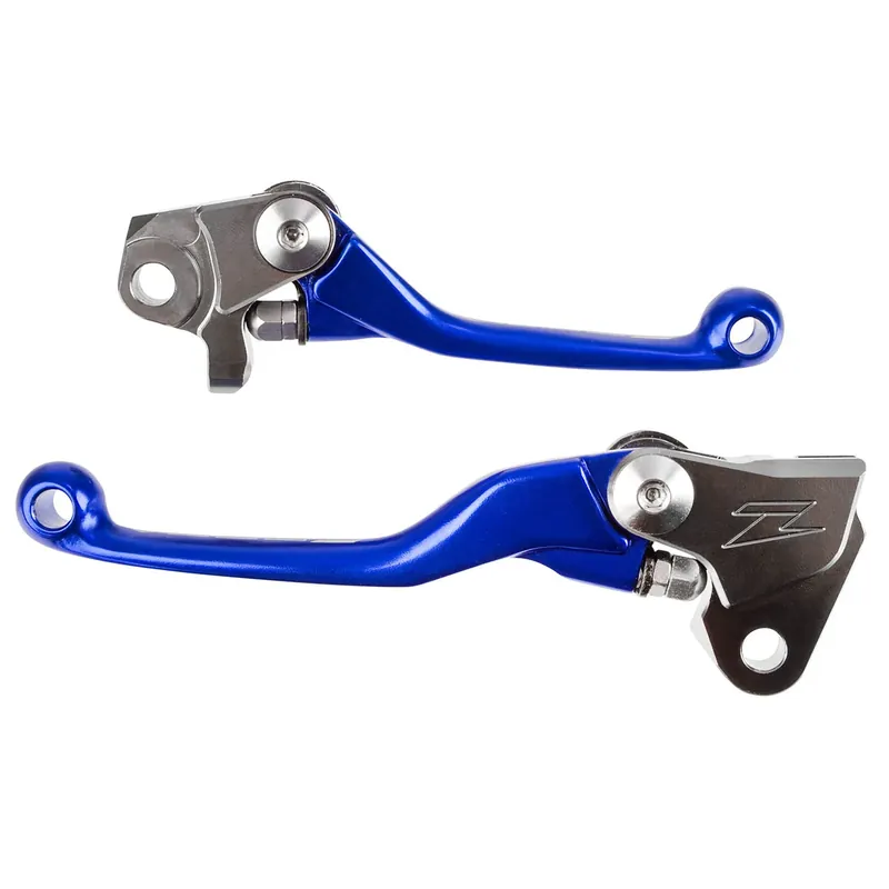 Különleges ajánlat [ Zeta ] Set de Levier de Frein et d’Embrayage Pivot Kawasaki KXF 250/450, Yamaha YZ 125/250, YZF 250/450, Bleu