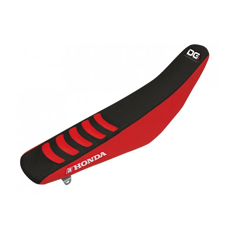 Biztonságos fizetés [ Blackbird Racing ] Housse de Selle Double Grip 3 Honda CR 125/250 02-07, CR-F 450 02-04, Noir/Rouge