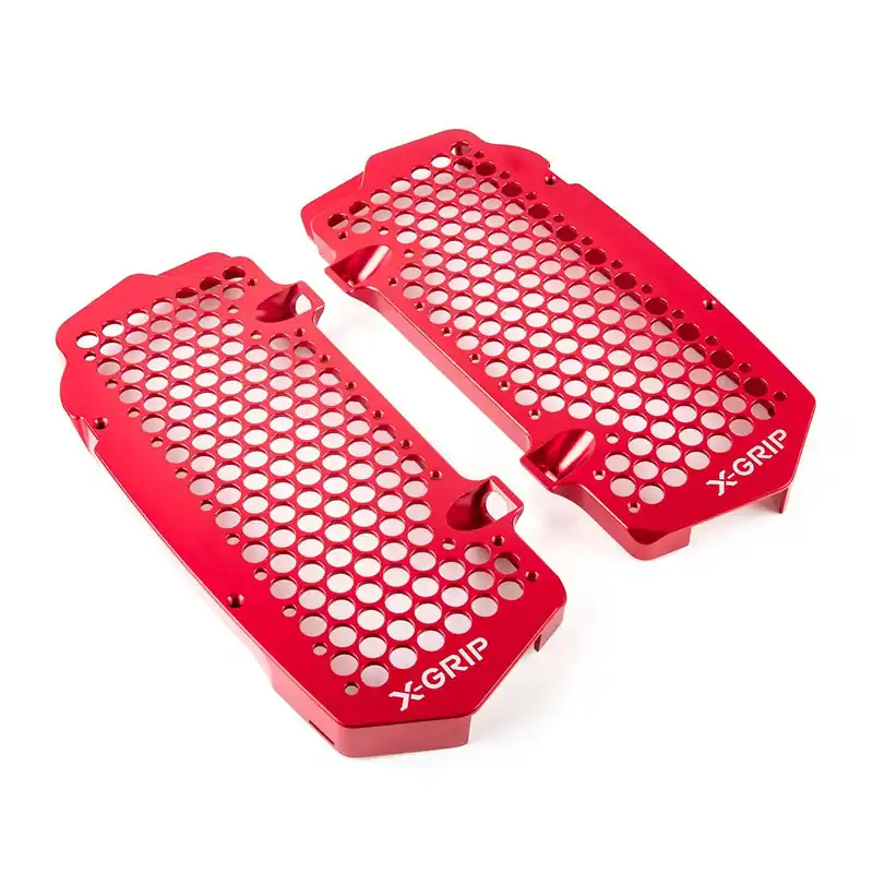 Nézd meg most [ X-Grip ] Protections des Radiateurs Aluminium Gas Gas 24-, Rouge