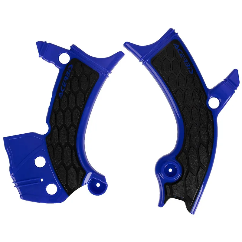 Legjobb ár [ Acerbis ] Protections de Cadre Anti-Dérapante X-Grip Yamaha YZ 250F 24-, YZ 450F 23-, Bleu/Noir