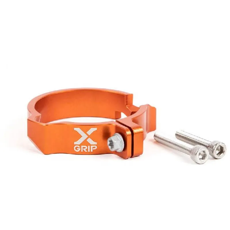 [ X-Grip ] Protection de bride d‘échappement KTM 17-, Orange Rendeld meg most
