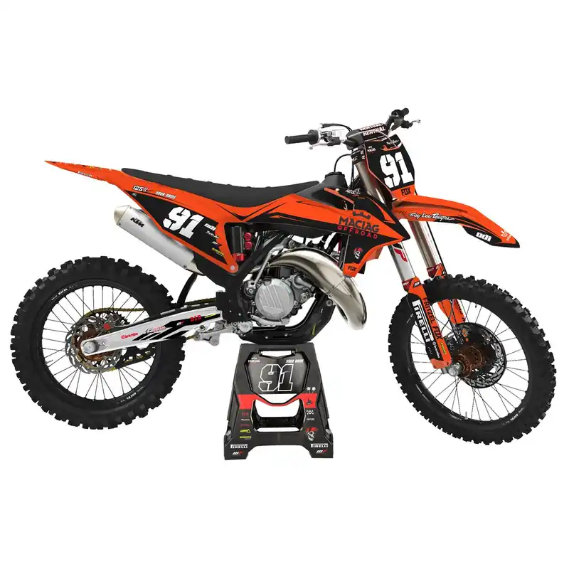 Prémium [ Maciag Offroad ] Kit Déco Race 20 KTM SX 125 19-