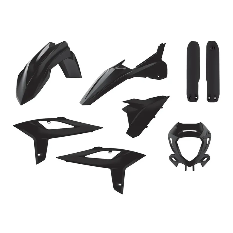 Prémium [ Polisport ] Kit Plastique Full-Kit Beta RR 2T/4T 20-, Noir