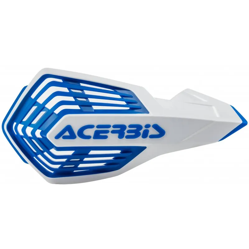[ Acerbis ] Protège Mains X-Future Blanc/Bleu, Kit de Montage inclus Végkiárusítás