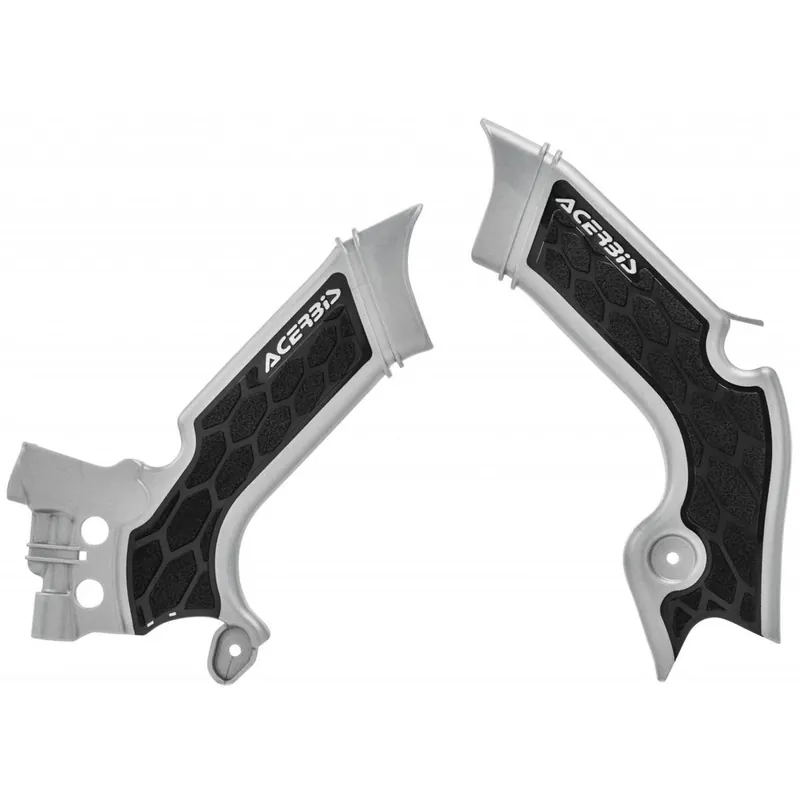[ Acerbis ] Protections de Cadre Anti-Dérapante X-Grip Kawasaki KX 250F 21-, KX 450F 19-, Gris/Noir Ajánlat