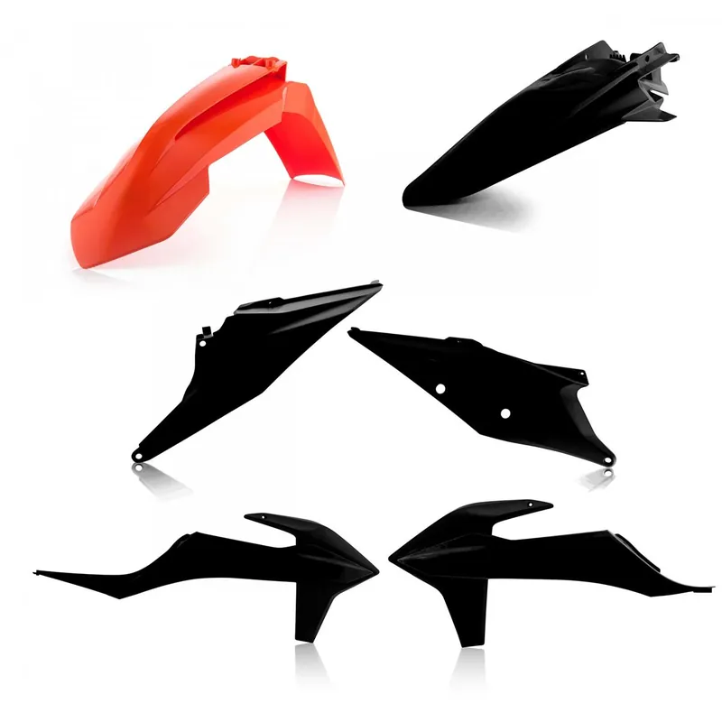 [ Acerbis ] Kit Plastique KTM SX 125/150/250, SX-F 250/350/450 19-, Noir/Orange Vedd meg most