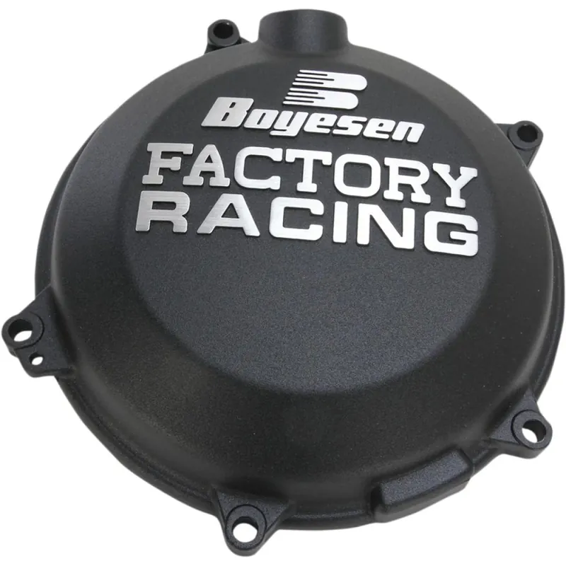 [ Boyesen ] Couvercle de Carter d‘Embrayage Factory Husqvarna FC/FE 450, KTM SX-F 450, EXC-F 450/500, Noir Gyors szállítás