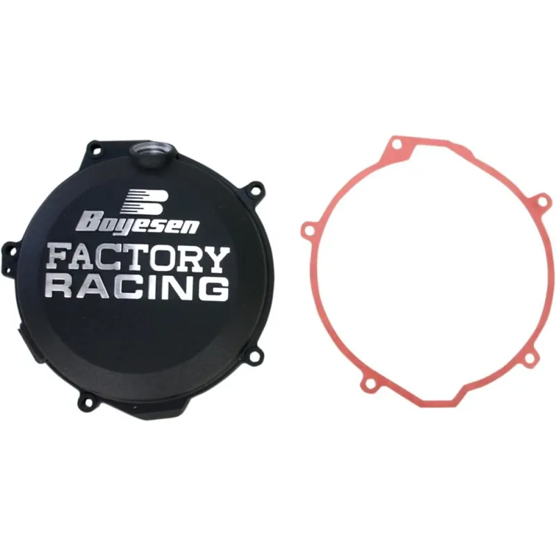 [ Boyesen ] Couvercle de Carter d‘Embrayage Factory Husaberg FE 250/350, Husqvarna FC/FE 250/350, KTM SX-F/EXC-F 250/350, Noir Outlet