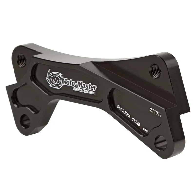 Expressz szállítás [ Moto-Master ] Adaptateur d‘Étrier de Frein Flame Supermoto Street Kawasaki KX 125/250, KX-F 250/450, Suzuki RM 125/250, DR-Z 400, 320 mm, Avant