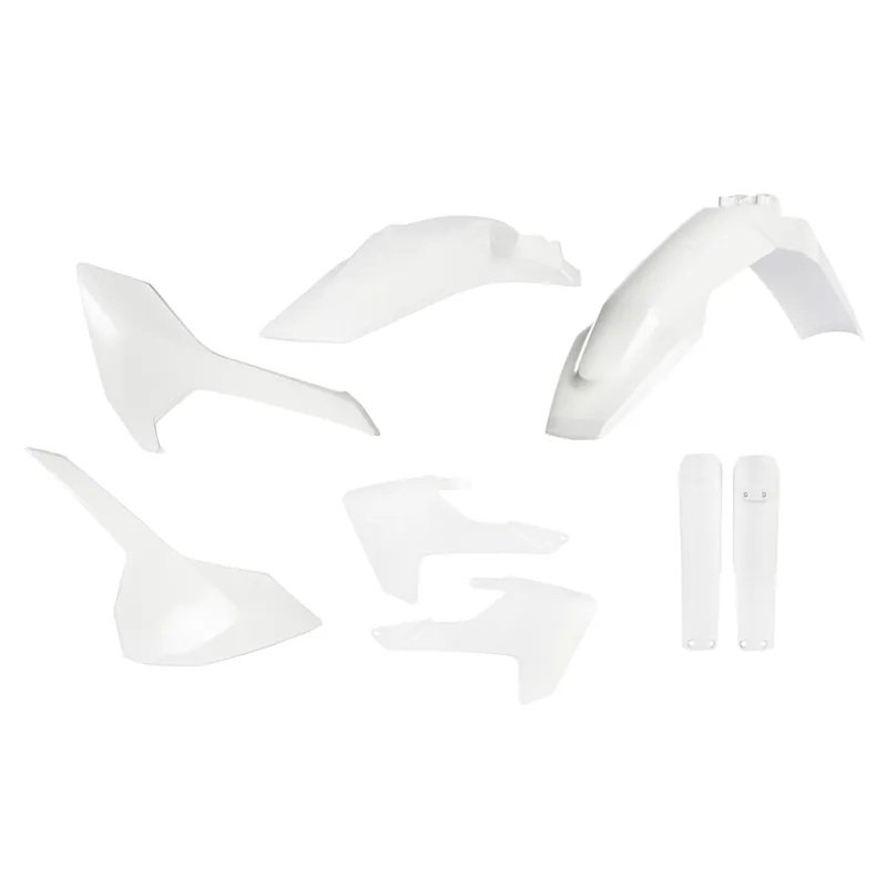 [ Acerbis ] Kit Plastique complet Full-Kit Husqvarna TE 125/250/300, FE 250/350/450/501 17-19, Blanc Vedd meg most