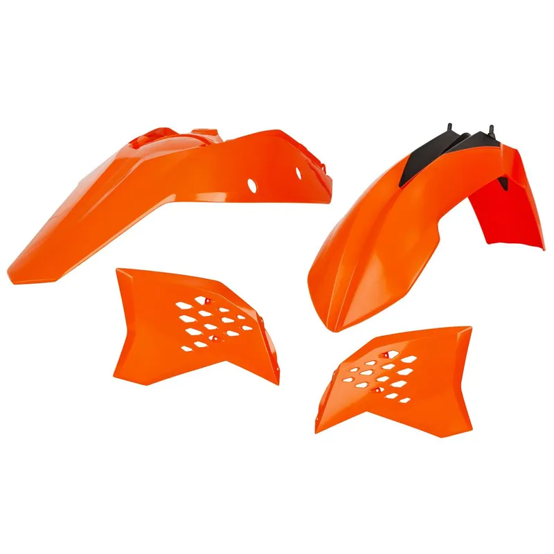 [ Acerbis ] Kit Plastique KTM SX 125/250 07-10, SX 144 2008, SX 150 09-10, SXF 250/450 07-10, SXF 505 07-08, Orange Akció