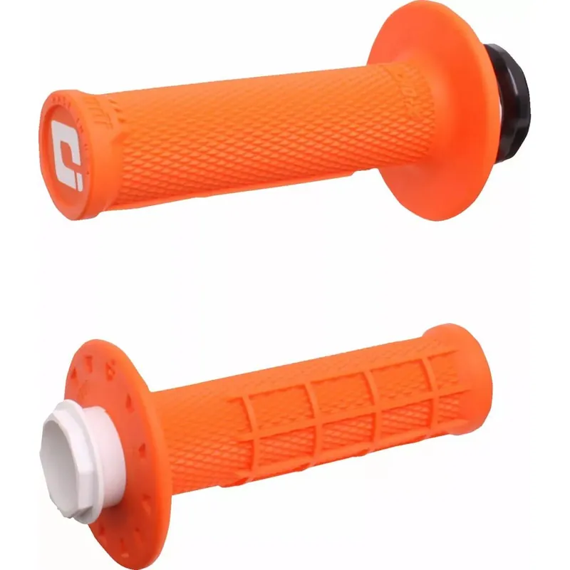 Végkiárusítás [ ODI ] Poignées Micro-X Lock-On Half Waffle, Orange/Noir