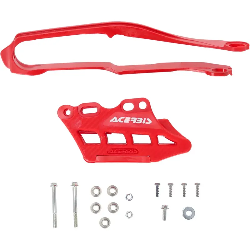 [ Acerbis ] Guide Chaîne Honda 25-, Rouge Prémium