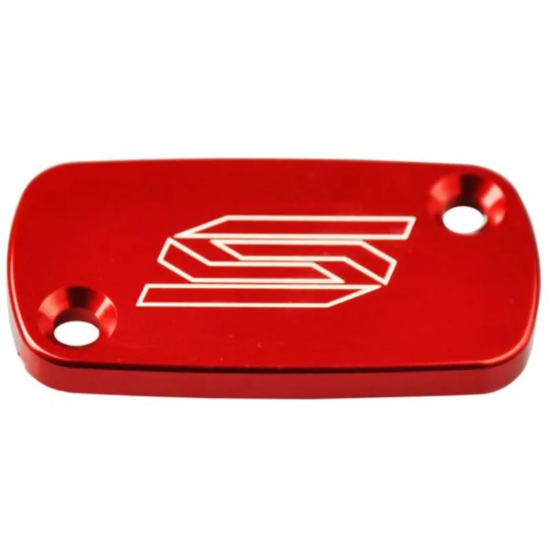 [ SCAR ] Couvercle Pour réservoirs de frein, Avant, Rouge, Honda/Kawasaki/Beta Expressz kézbesítés