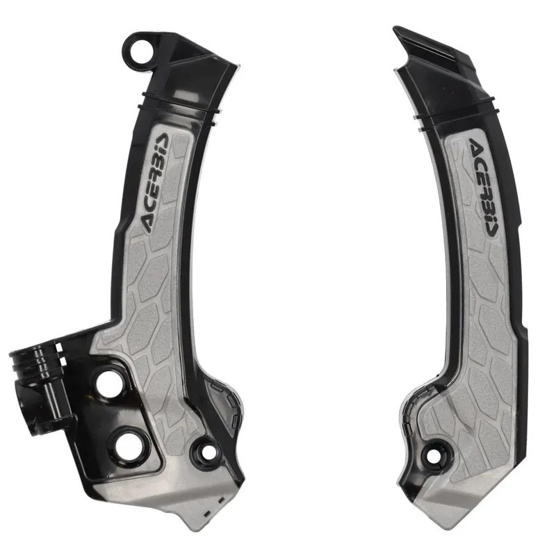 [ Acerbis ] Protections de Cadre Anti-Dérapante X-Grip Husqvarna TC/FC 23-, TE/FE 24-, Noir/Gris Végkiárusítás