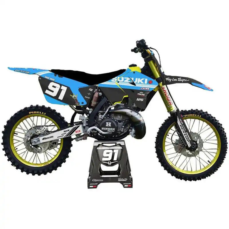 [ Maciag Offroad ] Kit Déco Race 4 Suzuki RM 125 01-09 Legkelendőbb