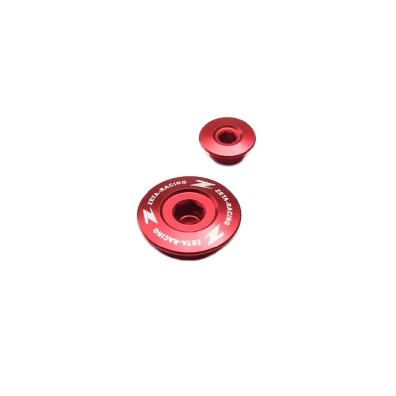 [ Zeta ] Bouchons Moteur Honda CRF 250R 18-24, Rouge Kedvezmény