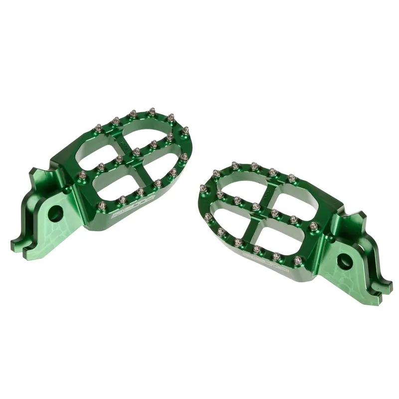 Végkiárusítás [ Zeta ] Repose Pieds Aluminium Kawasaki KXF 250/450 09-, Vert