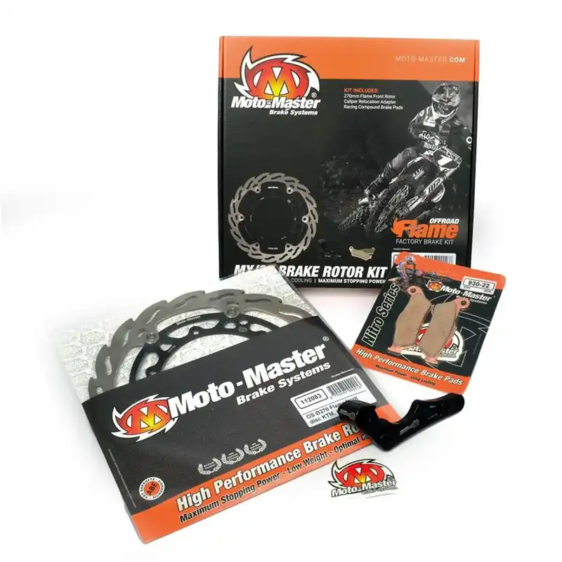 [ Moto-Master ] Kit de Disque de Frein Flame Oversize Husqvarna FC/FE, TE/TC 18-21, 270 mm, Avant Exkluzív ajánlat