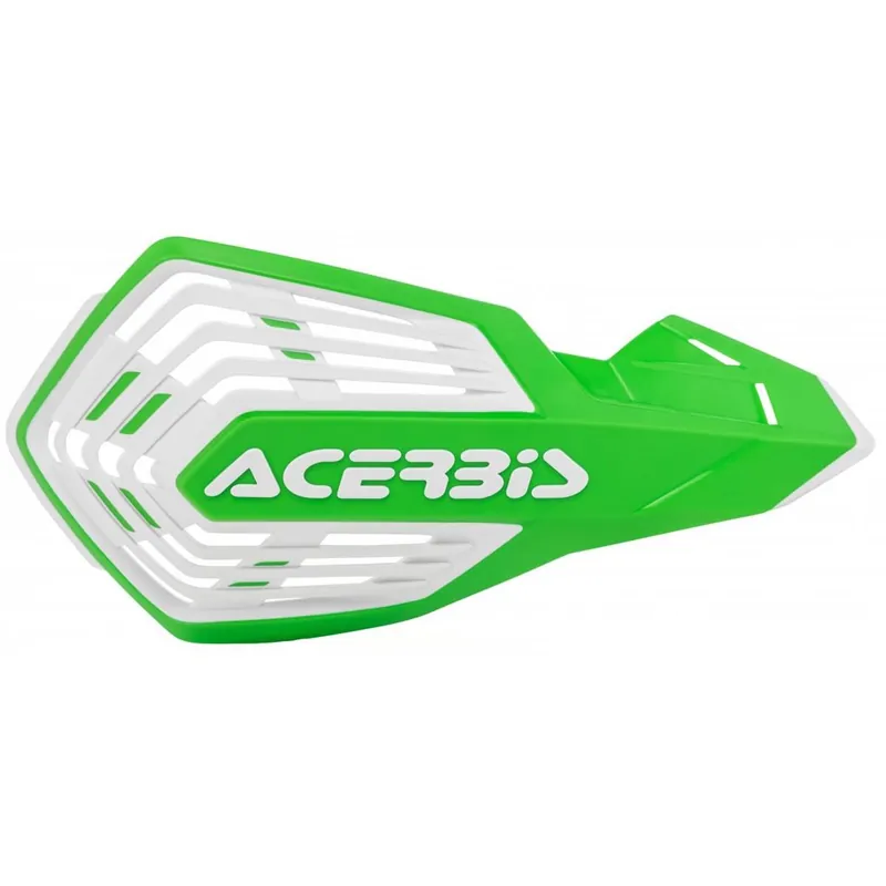 Szuper akció [ Acerbis ] Protège Mains X-Future Vert/Blanc, Kit de Montage inclus