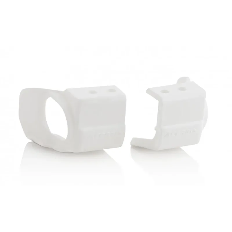 Utolsó esély [ Acerbis ] Protection Pied de Fourche Beta RR 2T 125/250 RC/300 RC, 4T 350/400/430/450/480/498, RR/Racing 250/300, Blanc