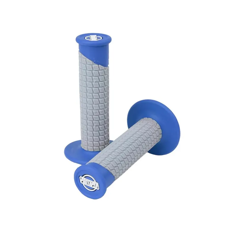 Prémium [ ProTaper ] Poignées Clamp On Pillow Top, Bleu/Gris