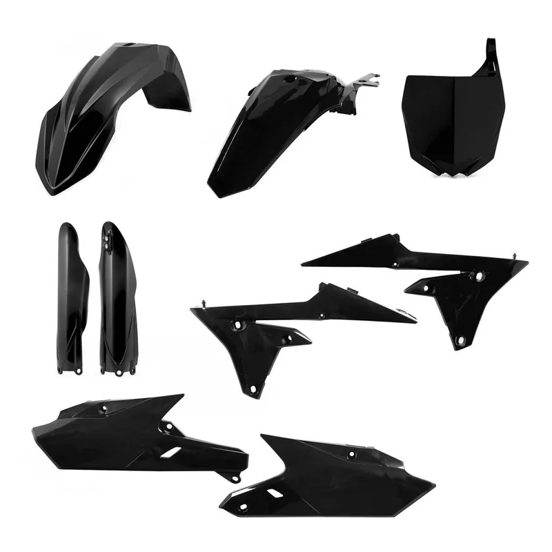 [ Acerbis ] Kit Plastique complet Full-Kit Yamaha YZF 250 2018, Noir Biztonságos vásárlás