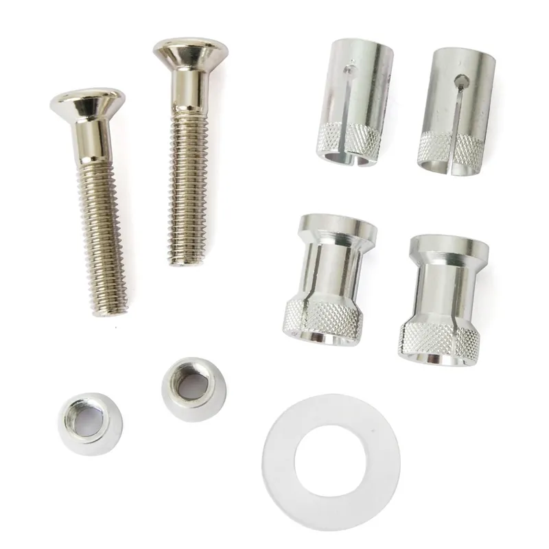 Kiárusítás [ Zeta ] Kit de Montage Protège Mains Pour les extrémités du guidon, Argent