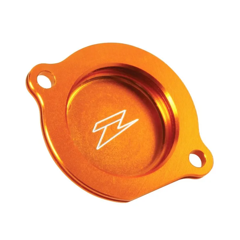 Kedvezményes ár [ Zeta ] Couvercle de Filtre à Huile KTM SX-F 250/350/450, EXC 250/350/450/500, Freeride RR 250/350, Orange