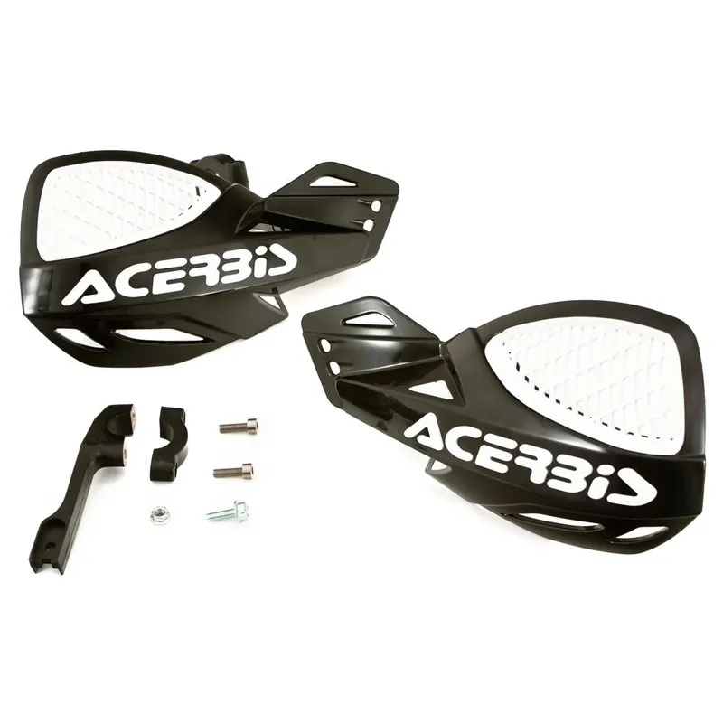 [ Acerbis ] Protège Mains MX Uniko Vented Noir, Kit de Montage inclus Rendeld meg most