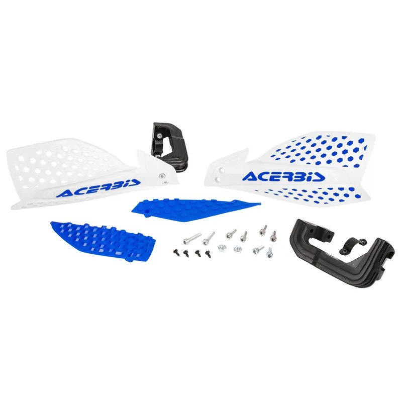[ Acerbis ] Protège Mains X-Ultimate Blanc/Bleu, Kit de Montage inclus Árcsökkenés
