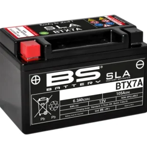 [ BS Battery ] Moto Batterie BTX7A Wartungsfrei, 12V, 6,3Ah, 105A, 150x87x93 mm Kedvezmény