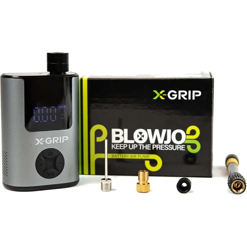Népszerű [ X-Grip ] Pompe à air à piles Blowjob 0,2-10 bar, USB-C 600mAh Akku, 200g