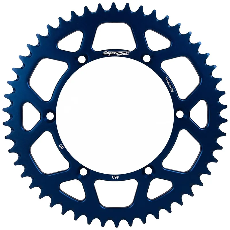 [ Supersprox ] Couronne Alu Kawasaki KX 250F 04-, KX 450F 06-, Bleu Legkelendőbb