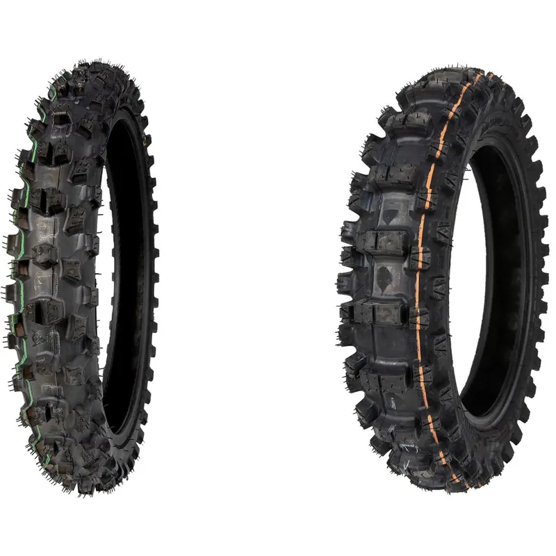[ Dunlop ] Set de pneus MX 34 60/100-14 & 80/100-12 Azonnali szállítás