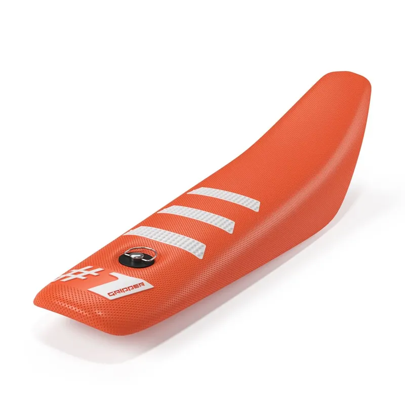 Újdonság [ Onegripper ] Housse de Selle Light Rib Mini Orange/Blanc