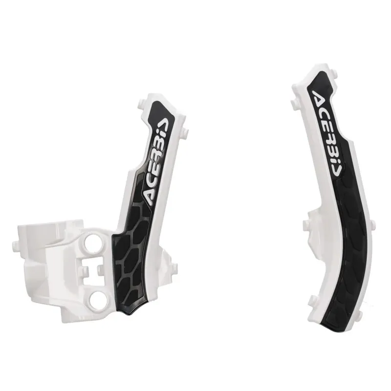 [ Acerbis ] Protections de Cadre Anti-Dérapante X-Grip Gas Gas MC 50, MC-E 5, Husqvarna TC 50, EE-5, Blanc/Noir Legkelendőbb