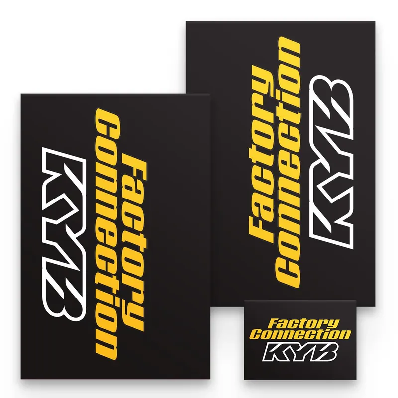 [ Maciag Offroad ] Autocollants de Protection de Fourche Kayaba Factory Connection, Noir Vedd meg most
