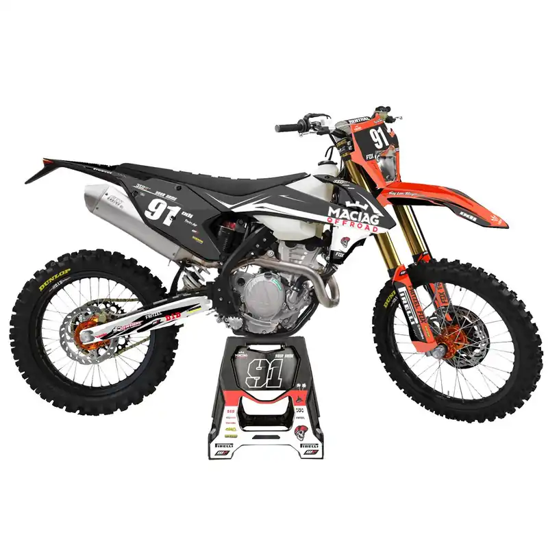 [ Maciag Offroad ] Kit Déco Race 17 KTM EXC-F 350 17-19 Szezonális akció
