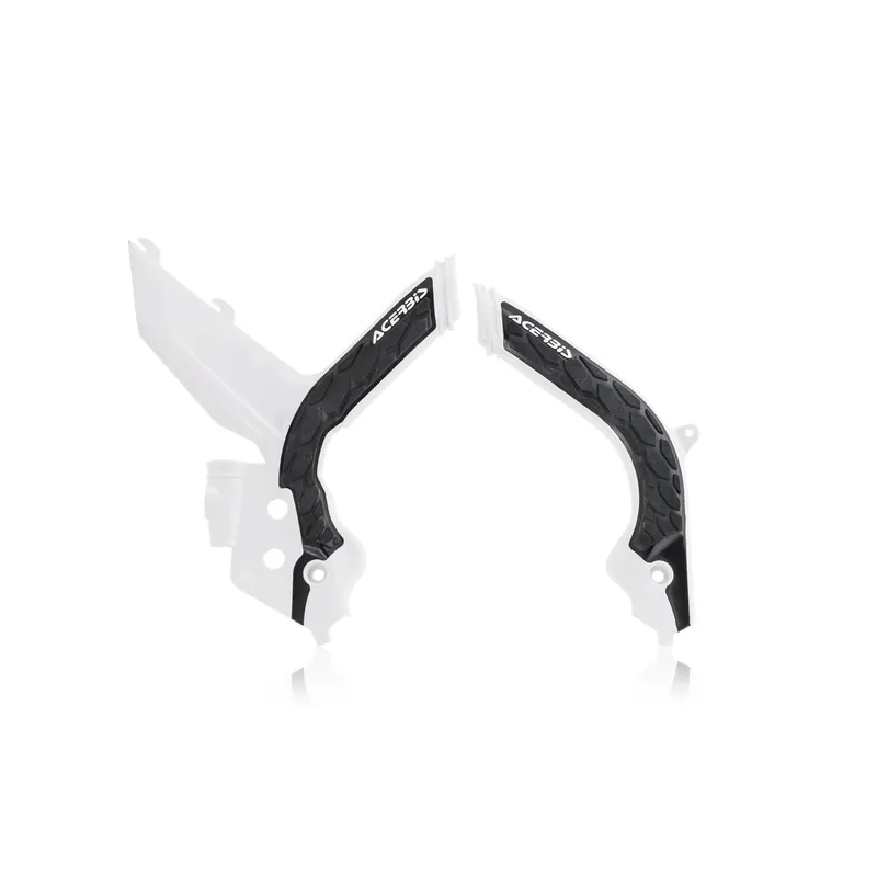 Gyors szállítás [ Acerbis ] Protections de Cadre Anti-Dérapante X-Grip KTM EXC/EXC-F 20-, Noir/Blanc