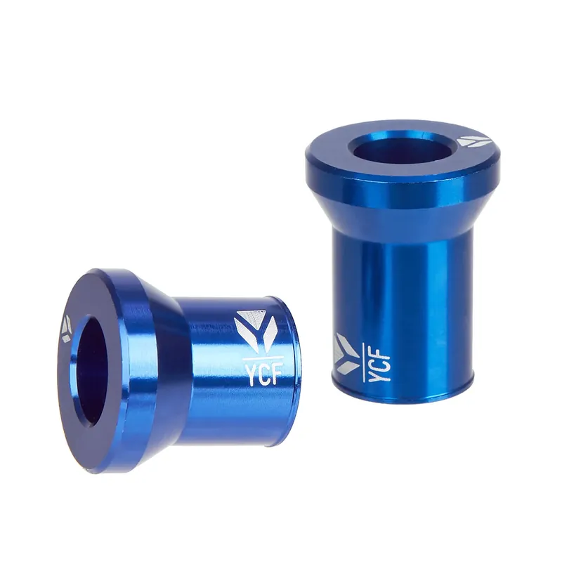 Árcsökkenés [ YCF ] Kit Entretoises de Roue Bleu, Aluminium, Ruoe Arrière