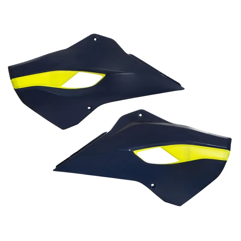 [ Acerbis ] Ouie de Radiateur Husqvarna TC 125/250, FC/FE 250/350/450, TE 125/250/300/450/501, Bleu/Jaune Vedd meg online