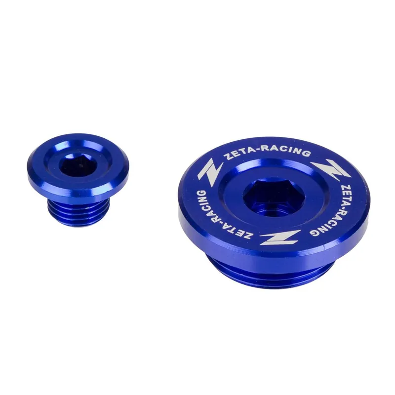 Kihagyhatatlan ajánlat [ Zeta ] Bouchons Moteur Bleu, Suzuki RMZ 250/450