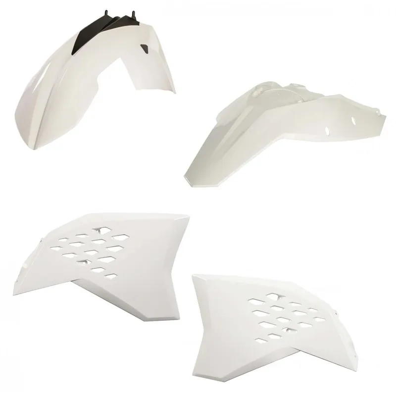 [ Acerbis ] Kit Plastique KTM SX 125/250 07-10, SX 144 2008, SX 150 09-10, SX-F 250/450 07-10, Blanc Bestseller