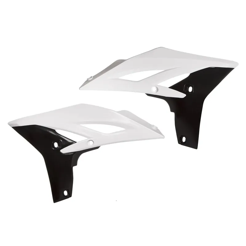 Akció [ Acerbis ] Ouie de Radiateur Yamaha YZF 250 10-13, WRF 450 12-16, Blanc/Noir
