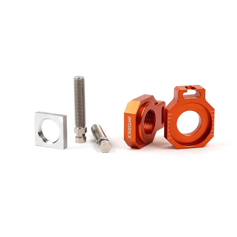 Gyors szállítás [ Aworkx ] Tendeur de Chaine KTM SX/-F 23-, EXC/-F 24-, Orange